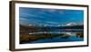 Panoramic view of Mount Denali, previously known as McKinley from Wonder Lake, Denali National P...-null-Framed Photographic Print