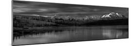 Panoramic view of Mount Denali, previously known as McKinley from Wonder Lake, Denali National P...-null-Mounted Photographic Print