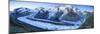 Panoramic view of Mount Rosa Massif and its glacier at dusk Zermatt Pennine Alps Canton of Valais S-ClickAlps-Mounted Photographic Print