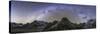 Panoramic View of Mt. Everest, Khumbu Glacier, Nuptse and Pumori Mountains in Nepal-Stocktrek Images-Stretched Canvas