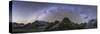 Panoramic View of Mt. Everest, Khumbu Glacier, Nuptse and Pumori Mountains in Nepal-Stocktrek Images-Stretched Canvas