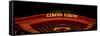 Panoramic View of Neon Lights of Circus Circus Casino, Las Vegas, Nv-null-Framed Stretched Canvas