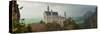 Panoramic View of Neuschwanstein Castle in Bavarian Alps, Germany-auris-Stretched Canvas