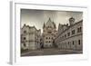 Panoramic View of Neuschwanstein Castle in Bavarian Alps, Germany-auris-Framed Photographic Print