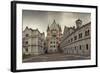 Panoramic View of Neuschwanstein Castle in Bavarian Alps, Germany-auris-Framed Photographic Print