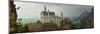 Panoramic View of Neuschwanstein Castle in Bavarian Alps, Germany-auris-Mounted Photographic Print