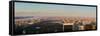 Panoramic view of New York City and Central Park from "Top of the Rock" viewing area at Rockefel...-null-Framed Stretched Canvas