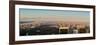 Panoramic view of New York City and Central Park from "Top of the Rock" viewing area at Rockefel...-null-Framed Photographic Print