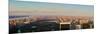 Panoramic view of New York City and Central Park from "Top of the Rock" viewing area at Rockefel...-null-Mounted Photographic Print