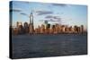 Panoramic View of New York City Skyline on Water Featuring One World Trade Center (1Wtc), Freedom T-Joseph Sohm-Stretched Canvas