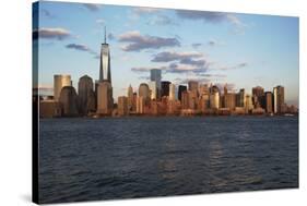 Panoramic View of New York City Skyline on Water Featuring One World Trade Center (1Wtc), Freedom T-Joseph Sohm-Stretched Canvas