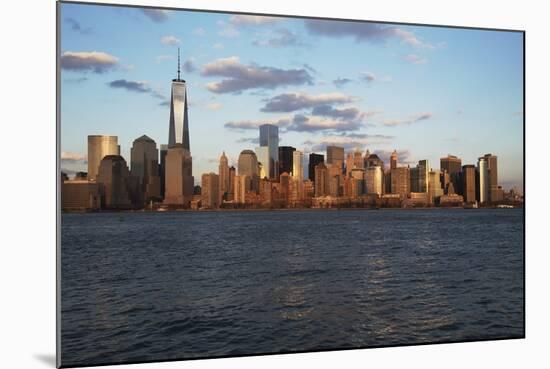 Panoramic View of New York City Skyline on Water Featuring One World Trade Center (1Wtc), Freedom T-Joseph Sohm-Mounted Photographic Print