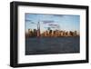 Panoramic View of New York City Skyline on Water Featuring One World Trade Center (1Wtc), Freedom T-Joseph Sohm-Framed Photographic Print