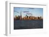 Panoramic View of New York City Skyline on Water Featuring One World Trade Center (1Wtc), Freedom T-Joseph Sohm-Framed Photographic Print