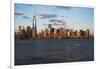 Panoramic View of New York City Skyline on Water Featuring One World Trade Center (1Wtc), Freedom T-Joseph Sohm-Framed Photographic Print