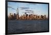 Panoramic View of New York City Skyline on Water Featuring One World Trade Center (1Wtc), Freedom T-Joseph Sohm-Framed Photographic Print
