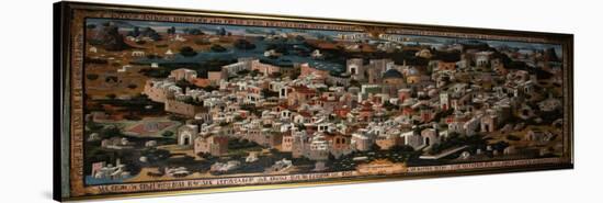 Panoramic View of Palestine with Jerusalem City, 1833-null-Stretched Canvas