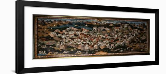 Panoramic View of Palestine with Jerusalem City, 1833-null-Framed Giclee Print