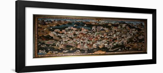 Panoramic View of Palestine with Jerusalem City, 1833-null-Framed Giclee Print