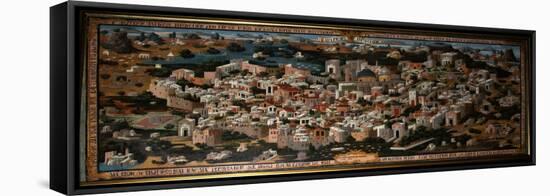 Panoramic View of Palestine with Jerusalem City, 1833-null-Framed Stretched Canvas