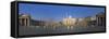 Panoramic View of Piazza San Pietro and St Peter's Basilica, the Vatican, Rome, Italy-Michele Falzone-Framed Stretched Canvas