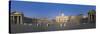 Panoramic View of Piazza San Pietro and St Peter's Basilica, the Vatican, Rome, Italy-Michele Falzone-Stretched Canvas