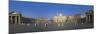 Panoramic View of Piazza San Pietro and St Peter's Basilica, the Vatican, Rome, Italy-Michele Falzone-Mounted Photographic Print