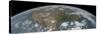 Panoramic View of Planet Earth And the United States-Stocktrek Images-Stretched Canvas