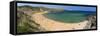 Panoramic View of Platja De Cavalleria (Cavalleria Beach)-Stuart Black-Framed Stretched Canvas