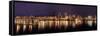 Panoramic View of Portland Waterfront, Oregon, USA-Brent Bergherm-Framed Stretched Canvas