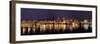 Panoramic View of Portland Waterfront, Oregon, USA-Brent Bergherm-Framed Premium Photographic Print