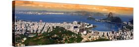 Panoramic View Of Rio De Janeiro, Brazil Landscape-SNEHITDESIGN-Stretched Canvas