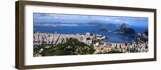 Panoramic View Of Rio De Janeiro, Brazil Landscape-SNEHITDESIGN-Framed Photographic Print