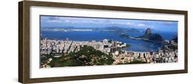 Panoramic View Of Rio De Janeiro, Brazil Landscape-SNEHITDESIGN-Framed Photographic Print