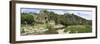 Panoramic View of River and Rocky Outcrops, Vogue, France-Mark Taylor-Framed Photographic Print