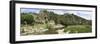 Panoramic View of River and Rocky Outcrops, Vogue, France-Mark Taylor-Framed Photographic Print