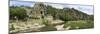 Panoramic View of River and Rocky Outcrops, Vogue, France-Mark Taylor-Mounted Photographic Print