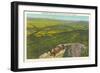 Panoramic View of Rocky Cliffs, Skyline Drive-null-Framed Art Print