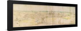 Panoramic View of S'Hertogenbosch, C.1545-50-Anthonis van den Wyngaerde-Framed Giclee Print