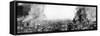 Panoramic View of San Francisco Burning after the Earthquake, 1906-null-Framed Stretched Canvas