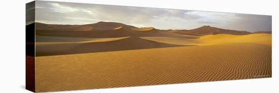 Panoramic View of Sand Dunes in Sand Sea, Sossusvlei, Namib Naukluft Park, Namibia, Africa-Lee Frost-Stretched Canvas