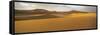 Panoramic View of Sand Dunes in Sand Sea, Sossusvlei, Namib Naukluft Park, Namibia, Africa-Lee Frost-Framed Stretched Canvas