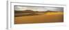 Panoramic View of Sand Dunes in Sand Sea, Sossusvlei, Namib Naukluft Park, Namibia, Africa-Lee Frost-Framed Photographic Print