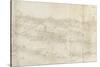 Panoramic View of Segovia from the East (Pen and Brown Ink with Touches of Blue Wash over Black Cha-Anthonis van den Wyngaerde-Stretched Canvas