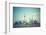 Panoramic View of Shanghai Skyline, China. Retro Style Image-Zoom-zoom-Framed Photographic Print