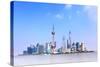 Panoramic View of Shanghai Skyline, China-Zoom-zoom-Stretched Canvas