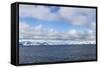 Panoramic View of Signehamna, Krossfjord, Spitsbergen, Svalbard, Norway, Scandinavia, Europe-Michael Nolan-Framed Stretched Canvas