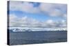 Panoramic View of Signehamna, Krossfjord, Spitsbergen, Svalbard, Norway, Scandinavia, Europe-Michael Nolan-Stretched Canvas