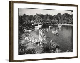 Panoramic View of Silver Springs, Florida-null-Framed Photographic Print