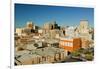 Panoramic view of skyline and downtown El Paso Texas, border town to Juarez, Mexico-null-Framed Photographic Print